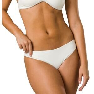 prAna Size XS Horchata Gemma Swim Bikini Bottom Ottoman Ribbed Swimwear Q4-1